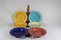 6 Fiestaware Bowls