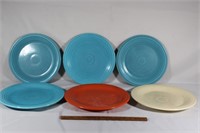 6 Fiestaware  Plates