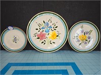 Stangl pottery plates Country Garden