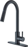 OULANTRON PULL OUT SPRAYER KITCHEN FAUCET BLACK