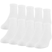 Gildan Men's Active Cotton Ankle Socks, 10-Pairs,
