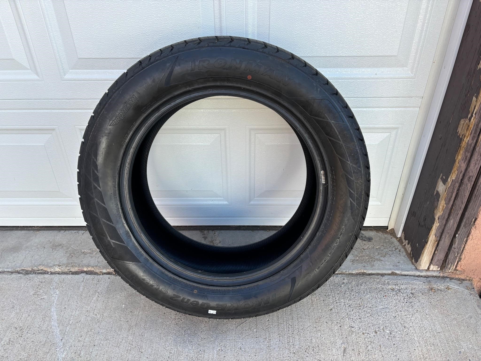 Tires Qty 4 - 275/55R20