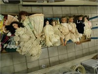 Large doll lot.