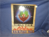 Journey world tour sign .