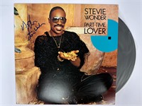 Autograph COA Stevie Wonder Vinyl