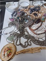 Lot of Various Costume Jewelry to Include