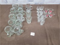 Jar glasses and other cups