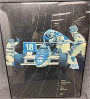 IBM Poster of Race Car and Grand Prix