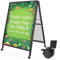 VAIIGO Heavy Duty A-Frame Sidewalk Sign 24 x 36