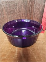 Purple Glass Vintage Corningware Bowl
