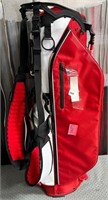 343 - RED & WHITE GOLF CLUB BAG (W225)