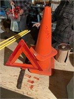 Pylons x2, Car Safey Triangle