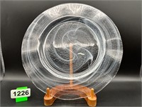 Very Pretty art glass swirl charger