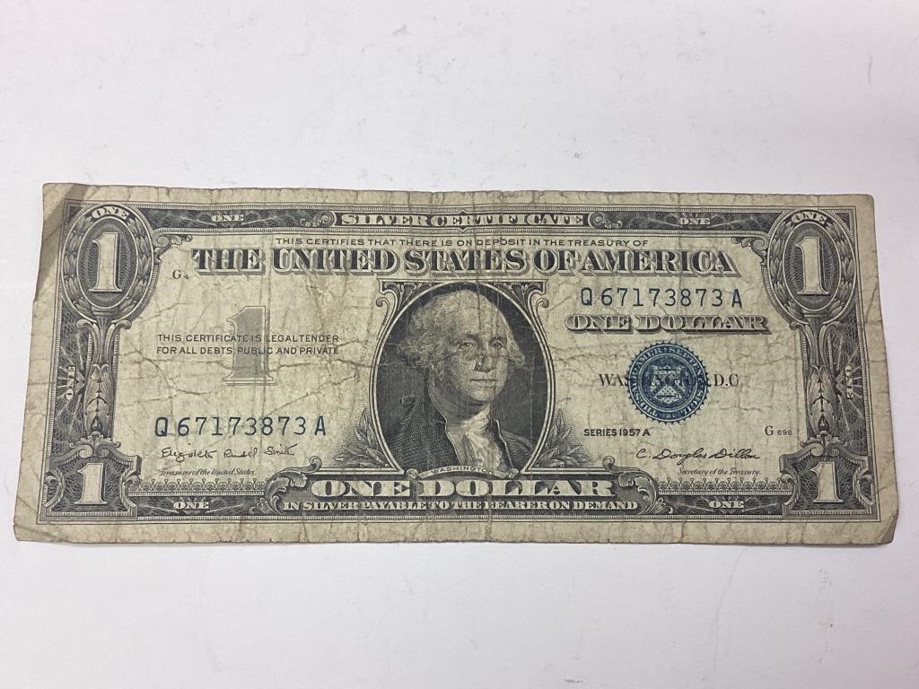 1957A US $1 Silver Certificate