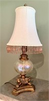 Decorative Table Lamp in Basement