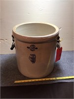 6 Gal Crock, Whitehall Sewer and Pipe Stoneware Co