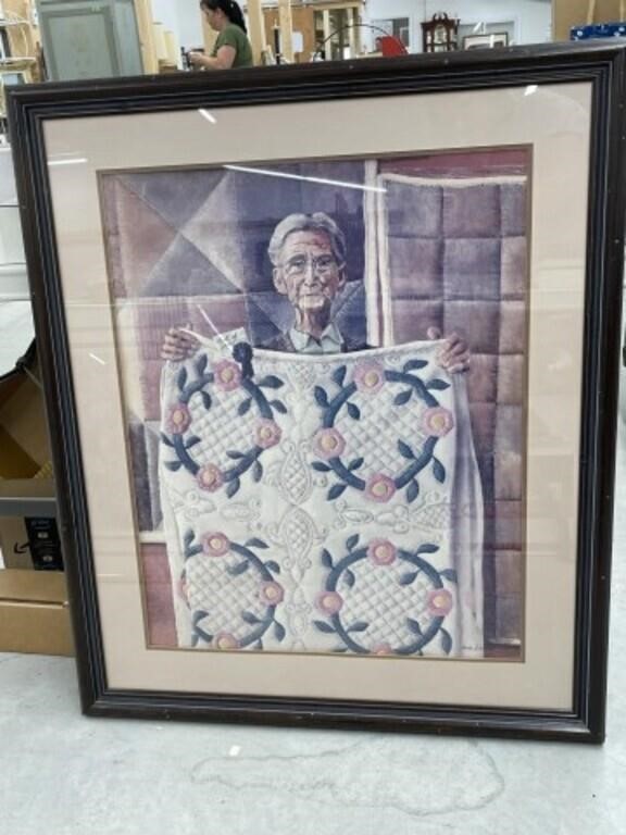 Large Framed Print " Best In Show " Claude