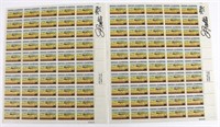 John Falter. 1974 (x2) USPS stamp sheets