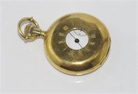 Brass Remontoir half hunter pocket watch
