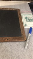 Vintage Slate Chalkboard & Ponderosa Pine Seeds