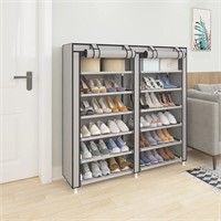 UDEAR Shoe Rack with Non-Woven Fabric Cover