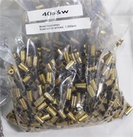 1000 ROUNDS 40 SNW BRASS FOR RELOADING