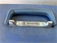 Vintage Samsonite Blue Makeup Case