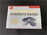 Jeweler's Loupe, 10 x 21mm, Illuminated