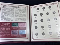 Silver Roosevelt Dimes/Stamps Collection