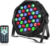 LED Par Can Lights  RGB Stage Lights 9 Modes DJ