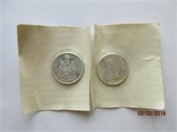 Pair/Mint Sealed 1962 Canada 50 Cents