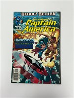 Autograph COA Captain America #2 Comics