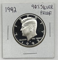 1992 Kennedy Half Dollar Proof - 90% Silver