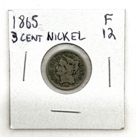 1865 3 Cent Nickel