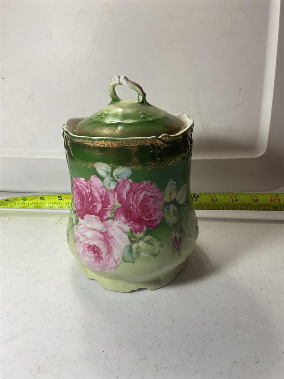 Antique Porcelain Biscuit Jar