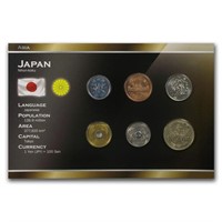 Japan 1 Yen To 500 Yen 6-coin Set Bu