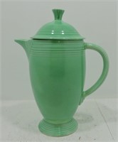 Vintage Fiesta coffee pot, green