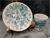 Vintage Denmark Teacup and Saucer
