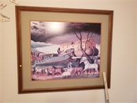 Framed Noah's Ark Picture