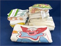 Dish Towels, rags and Bozo towel