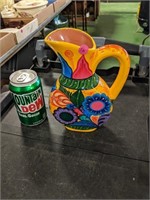 Colorful Pottery Pitcher