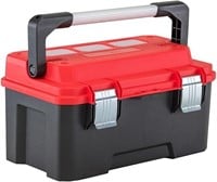 CRAFTSMAN 20-in Red Plastic Lockable Tool Box