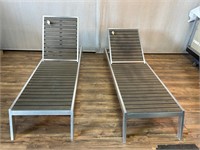 Kannoa Sicilia Aluminum Lounge Chairs 2pc Wear