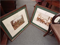Pair of Framed Hunting Prints
