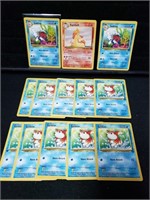 (12) 1999 POKEMON JUNGLE CARDS