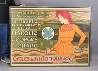 French Cycles & Automobiles Poster