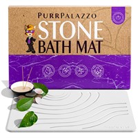 PURRPALAZZO Premium Bath Stone Mat with Stone Cad