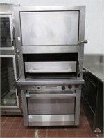 GARLAND TWO TIER OVEN WITH CHARBOILER INSERT GAS -