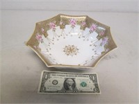 Hand-painted Antique Nippon Bowl w/ Gold Mirage