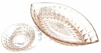 (18pc) Windsor Glass Dishware, Plates, Platter